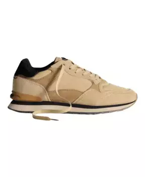 Стильные кожаные кроссовки с пеной с эффектом памяти Hoff, бежевый