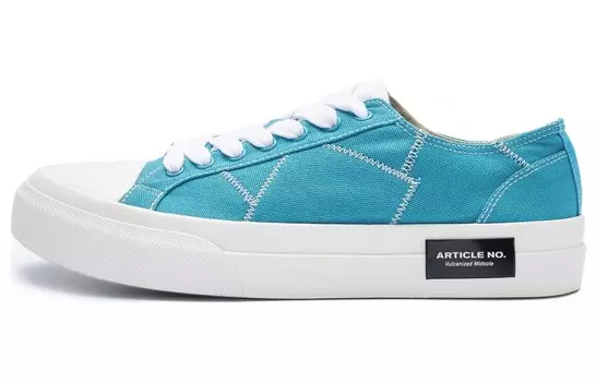 Стильные кроссовки для скейтбординга унисекс с низким верхом синего цвета Article No.