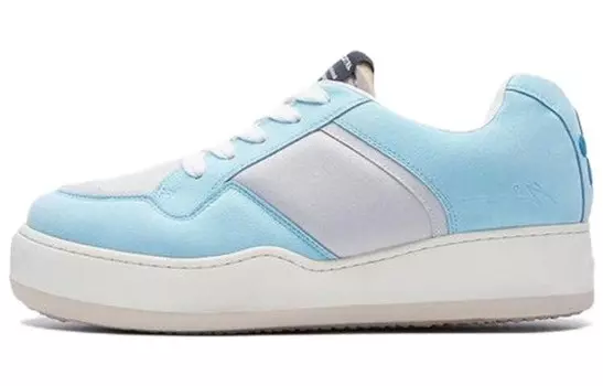 Стильные кроссовки для скейтбординга унисекс с низким верхом, нежно-голубые Article No.