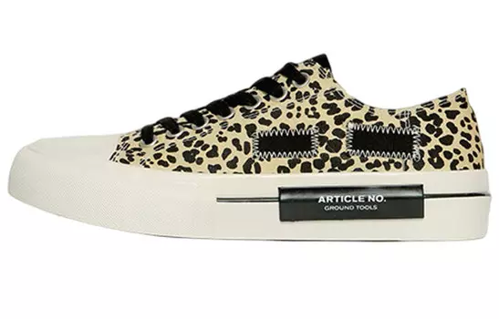 Стильные кроссовки для скейтбординга унисекс с низким верхом леопардового цвета Article No.