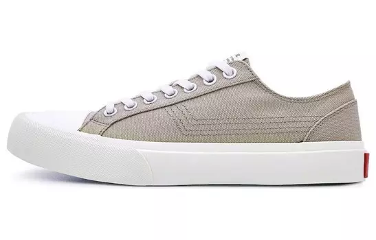 Стильные кроссовки для скейтбординга унисекс с низким верхом цвета хаки Article No.