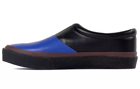 Стильные кроссовки для скейтбординга унисекс с низким верхом синего/красного цвета Conp