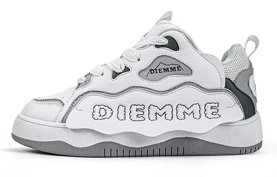 Стильные кроссовки для скейтбординга унисекс с низким верхом Diemme, цвет Black Gray