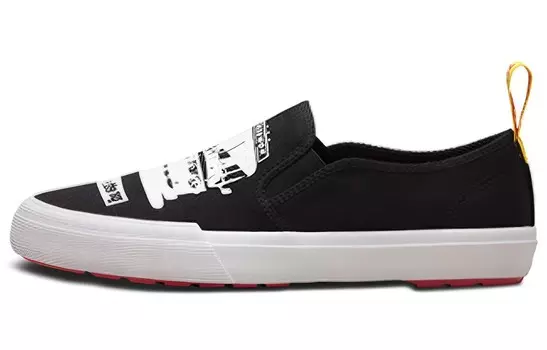 Стильные кроссовки для скейтбординга унисекс с низким верхом черного цвета Dr.Martens