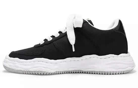 Стильные кроссовки для скейтбординга Wayne, унисекс, низкие, черные Mihara Yasuhiro