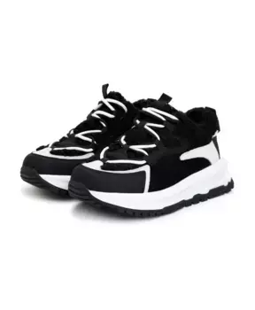 Стильные кроссовки на платформе Cesare Gaspari, черный