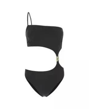 Стильные купальники для пляжа и бассейна. Versace, черный