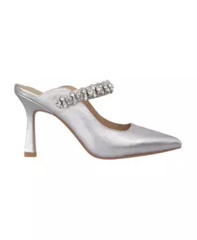 Стильные мюли со стразами. Alma En Pena, серый