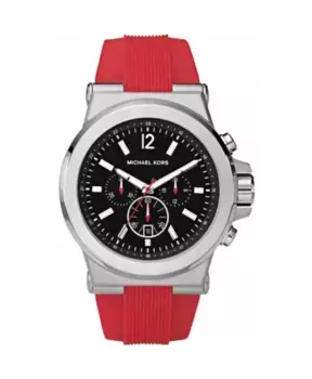 Стильные мужские часы из нержавеющей стали с резиной. Michael Kors, серый