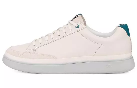 Стильные мужские кеды для скейтбординга с низким верхом, белые/темно-бирюзовые Ugg