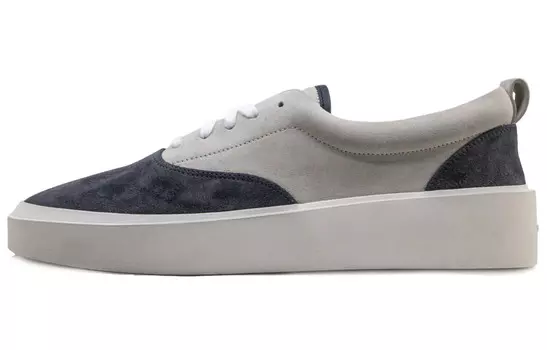 Стильные мужские кеды для скейтбординга с низким верхом, темно-серые Fear Of God