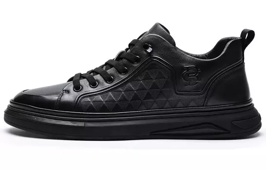 Стильные мужские кеды для скейтбординга с низким верхом черного цвета C°Banner