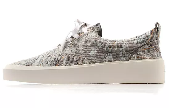 Стильные мужские кеды для скейтбординга с низким верхом серого цвета Fear Of God