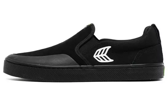 Стильные мужские кеды для скейтбординга с низким верхом черного цвета Cariuma