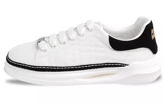 Стильные мужские кеды для скейтбординга с низким верхом, белого цвета Anthony Miles