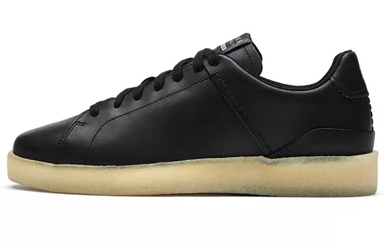 Стильные мужские кеды для скейтбординга с низким верхом черного цвета Clarks