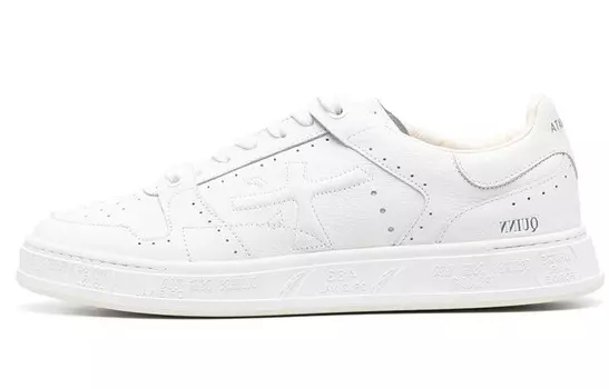 Стильные мужские кеды для скейтбординга с низким верхом белого цвета· Premiata