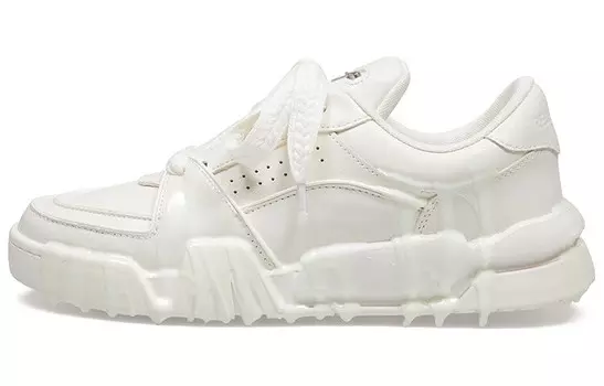 Стильные мужские кроссовки для скейтбординга с низким верхом белого цвета The Last Redemption