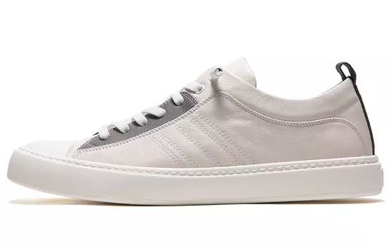 Стильные мужские кроссовки для скейтбординга с низким верхом белого цвета Anthony Miles