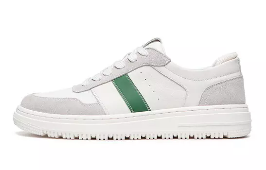 Стильные мужские кроссовки для скейтбординга с низким верхом белого цвета Everau