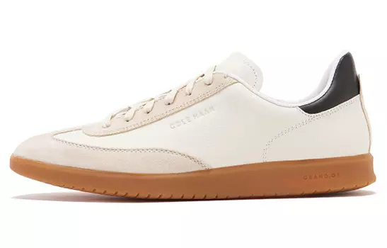 Стильные мужские кроссовки для скейтбординга с низким верхом молочно-белого цвета Cole Haan