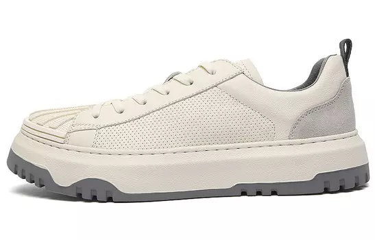 Стильные мужские кроссовки для скейтбординга с низким верхом белого цвета Anthony Miles