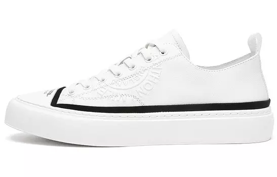 Стильные мужские кроссовки для скейтбординга с низким верхом белого цвета Anthony Miles