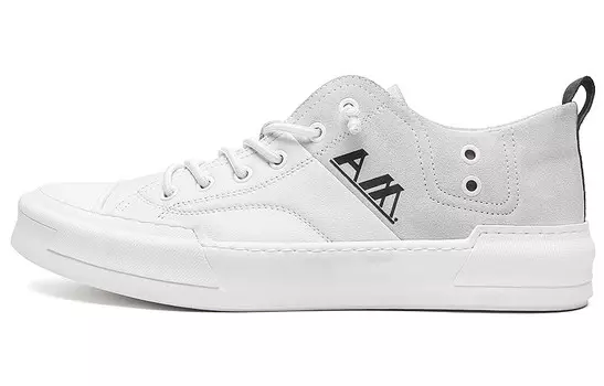 Стильные мужские кроссовки для скейтбординга с низким верхом белого цвета Anthony Miles