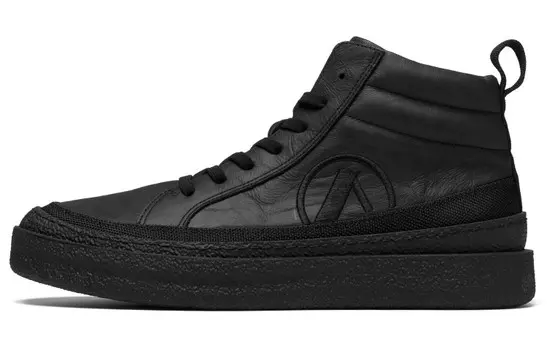 Стильные мужские кроссовки для скейтбординга средней высоты черного цвета Anthony Miles