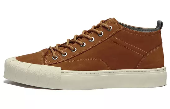 Стильные мужские кроссовки для скейтбординга средней высоты цвета хаки Anthony Miles