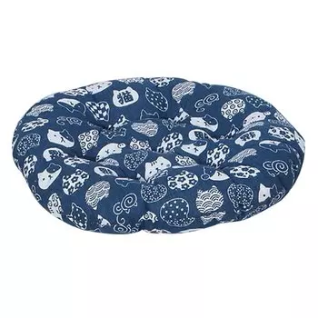 Стильные печатные офисные домашние стулья, сиденье, мягкая круглая хлопково-льняная подушка, пшеничная подушка Stuttg, мультиколор