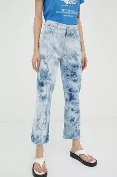 Стильные прямые джинсы Brooks 7/8 Mustang, синий