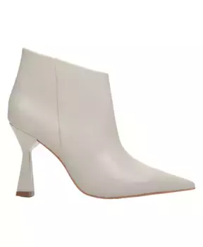 Стильные яркие кожаные ботильоны Estro, серый