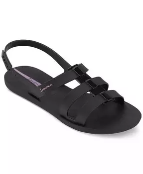 Стильные сандалии Fisherman без шнуровки с открытой пяткой Ipanema, черный