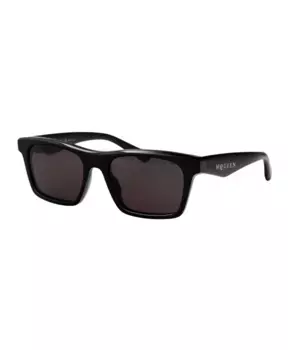 Стильные солнцезащитные очки am0472s на лето Alexander Mcqueen, черный