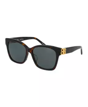 Стильные солнцезащитные очки bb0102sa Balenciaga, коричневый