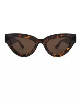 Стильные солнцезащитные очки Bottega Veneta, цвет Havana & Brown