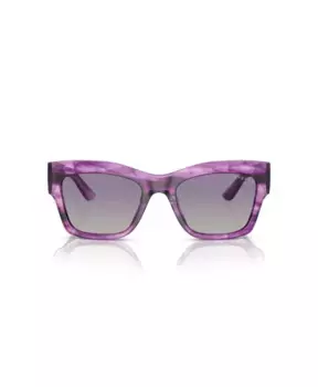 Стильные солнцезащитные очки фиолетового гаванского цвета. Vogue, мультиколор