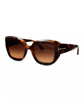 Стильные солнцезащитные очки ft1192 Tom Ford, коричневый