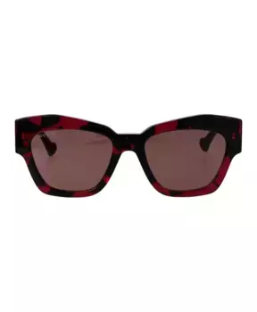 Стильные солнцезащитные очки gg1422s Gucci, коричневый