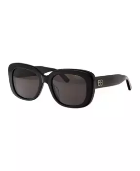 Стильные солнцезащитные очки с дизайном bb0295sk. Balenciaga, черный