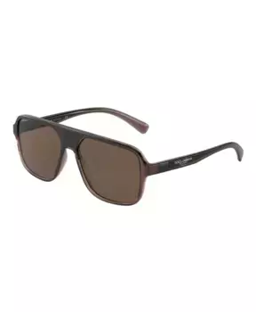 Стильные солнцезащитные очки Step Injection 6134 Dolce & Gabbana, коричневый
