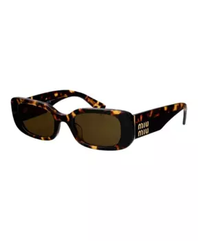 Стильные солнцезащитные очки в дизайне 0mu 08ys. Miu Miu, коричневый