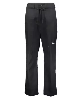 Стильные спортивные брюки из техно ткани. Off White, черный