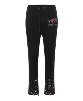 Стильные спортивные штаны с карманами Carlo Colucci, черный