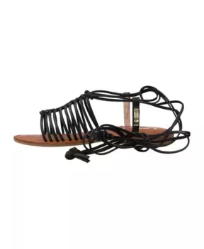 Стильные женские босоножки на плоской подошве. Les Tropeziennes, черный