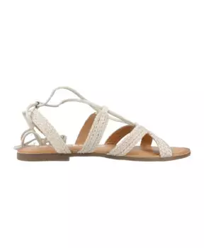 Стильные женские босоножки на плоской подошве. Gioseppo, белый