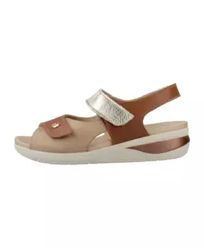 Стильные женские босоножки на плоской подошве. Pitillos, мультиколор