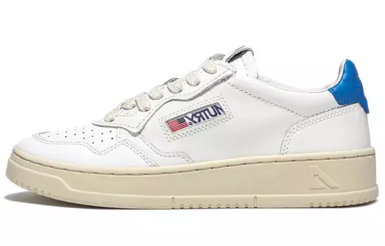 Стильные женские кеды для скейтбординга белого/синего цвета Autry