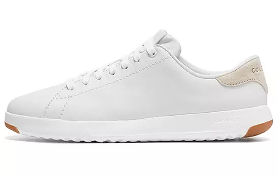 Стильные женские кеды для скейтбординга с низким верхом белого цвета Cole Haan